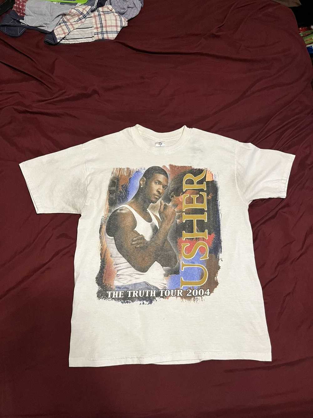 Rap Tees × Vintage Vintage 2004 Usher The Truth T… - image 1