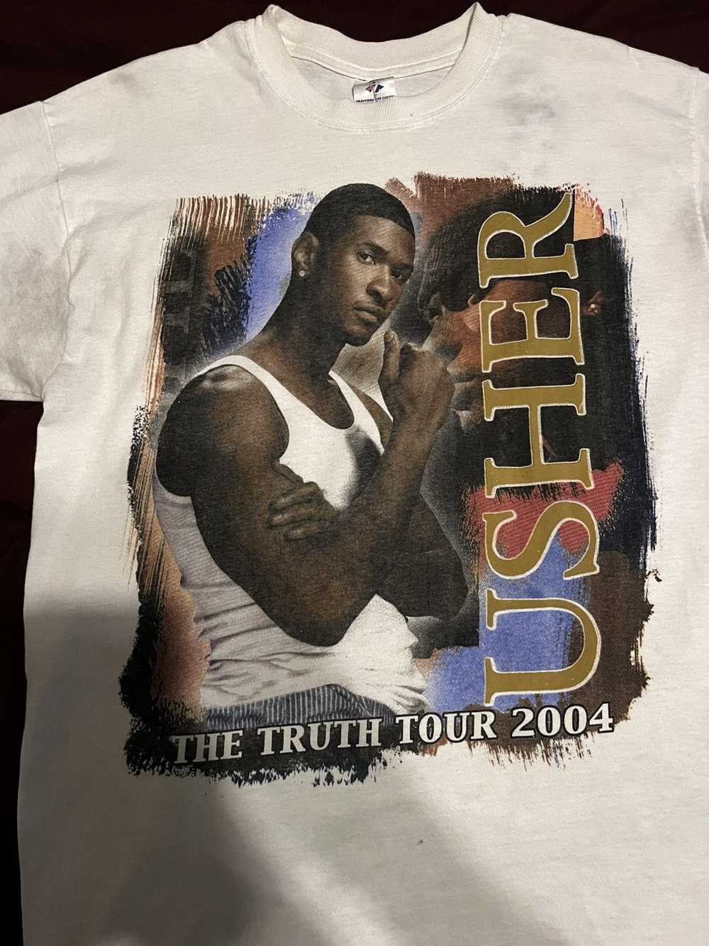 Rap Tees × Vintage Vintage 2004 Usher The Truth T… - image 3