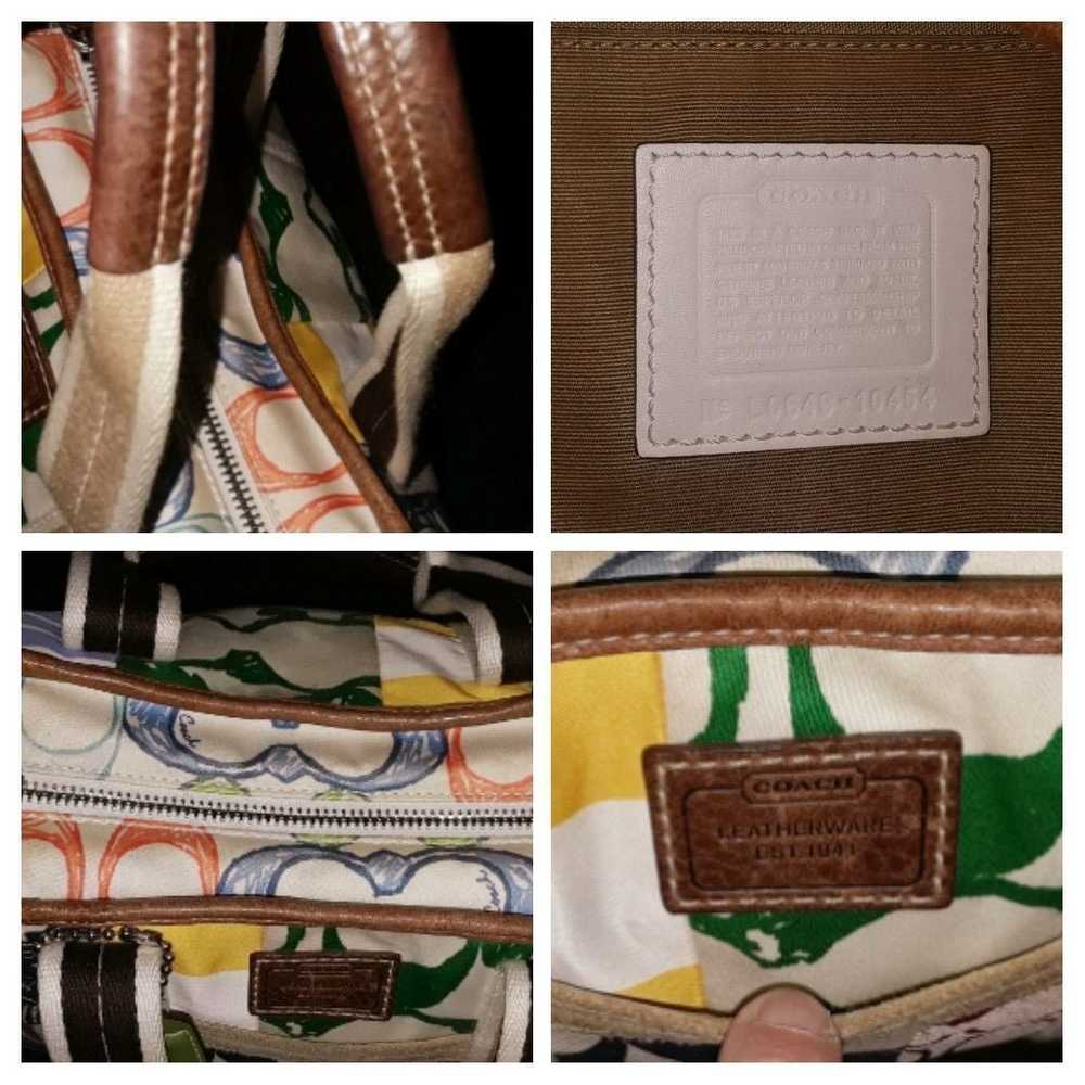 Vintage Coach Hampton purse and Wallet set EXTREM… - image 7