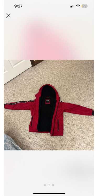 Hollister Hollister Red lightweight fleece jacket