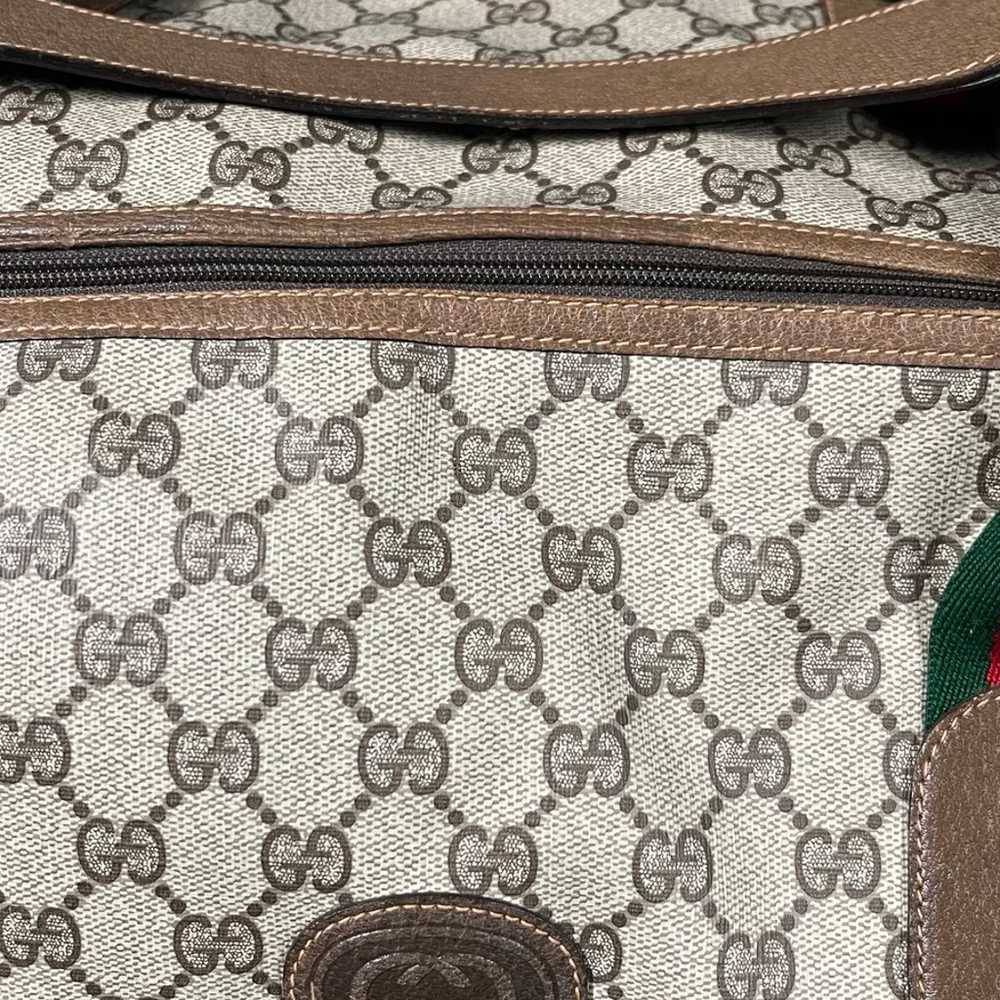 Gucci Vintage Sherry Travel Tote - image 11