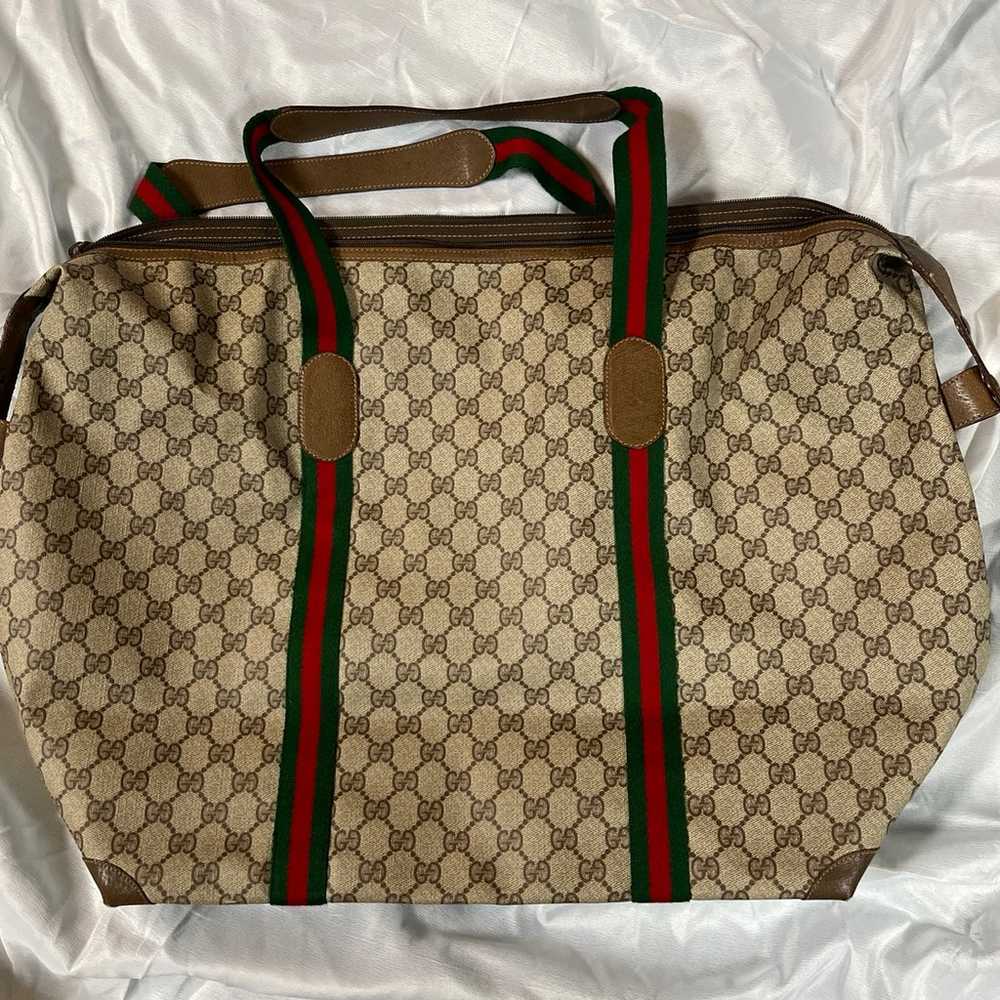 Gucci Vintage Sherry Travel Tote - image 3