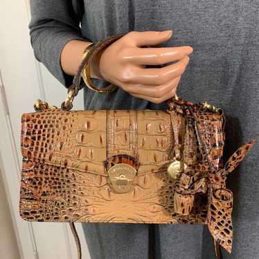 Brahmin Toasted Almond top crossbody