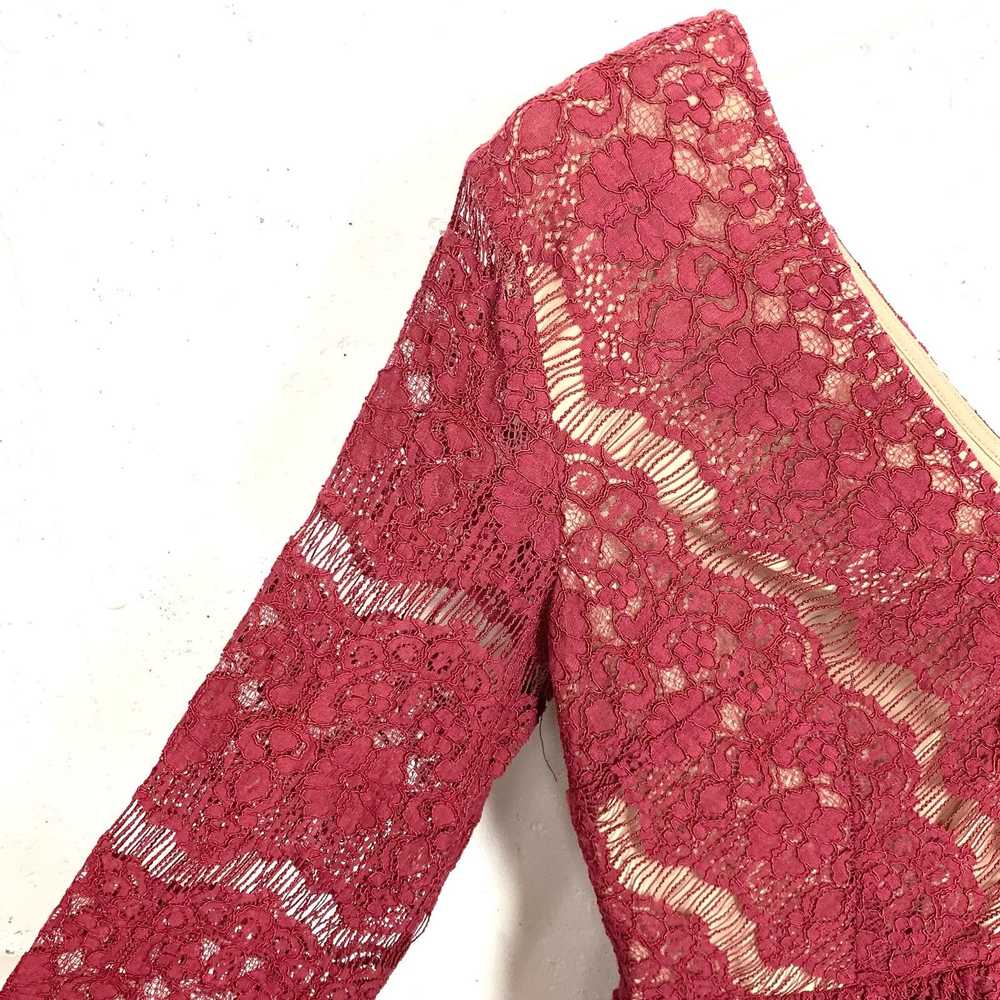 Anthropologie Anthropologie Maeve Burgundy Lace B… - image 7