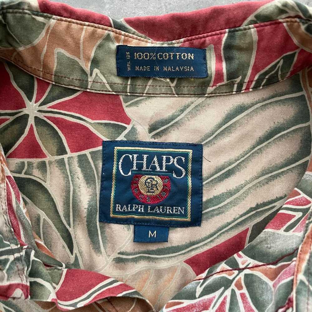 Chaps Vintage Chaps Ralph Lauren Tropical Shirt - image 4