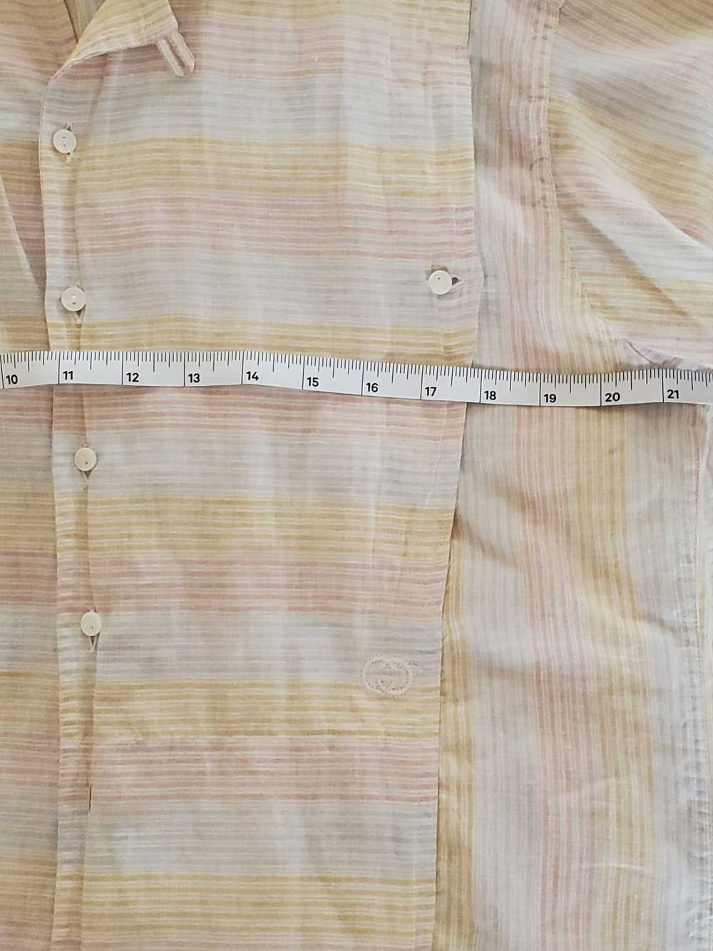 Gucci Gucci 70s archive linen beach shirt w/ rare… - image 11