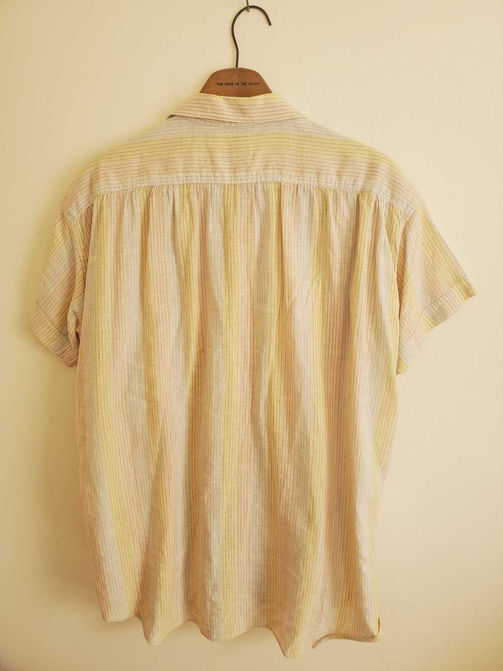 Gucci Gucci 70s archive linen beach shirt w/ rare… - image 3