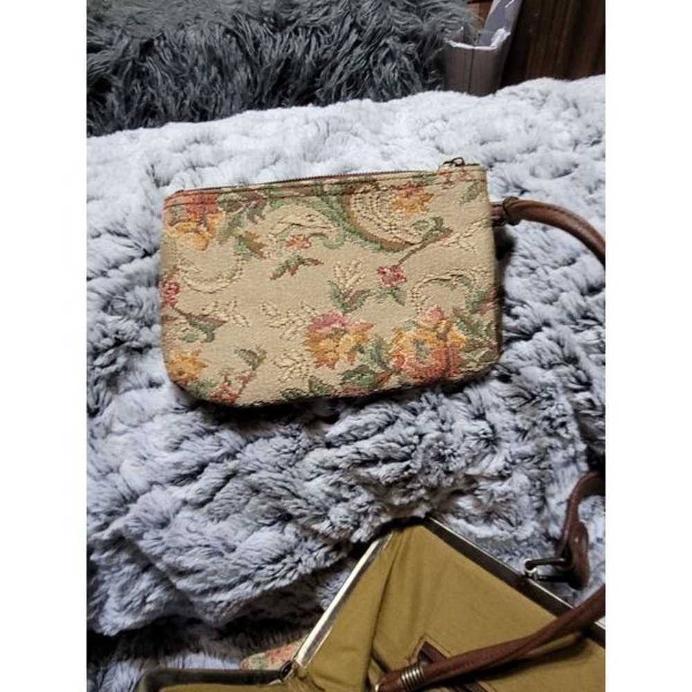 bueno vintage floral purse with coin purse - image 5