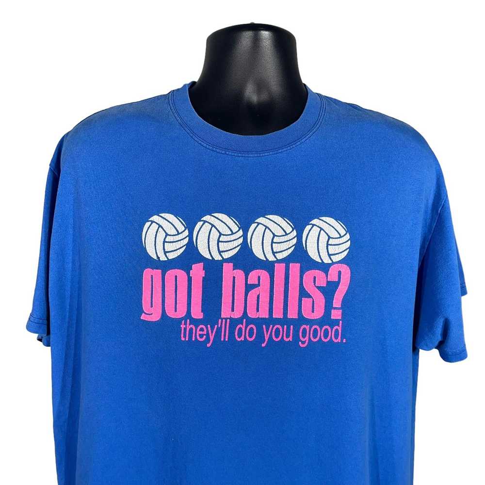 Vintage Vintage Volleyball "Got Balls" Tee - image 2