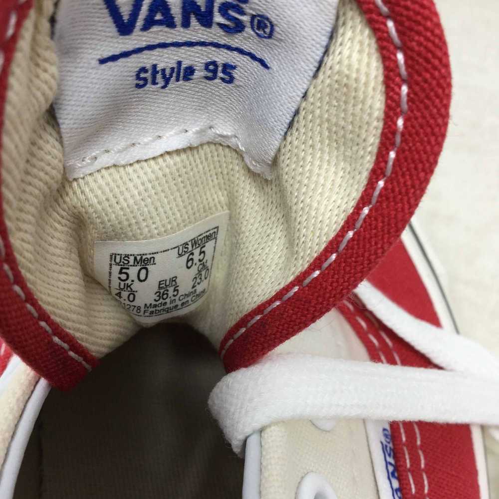 Vans Era 95 DX OG Red White - image 7