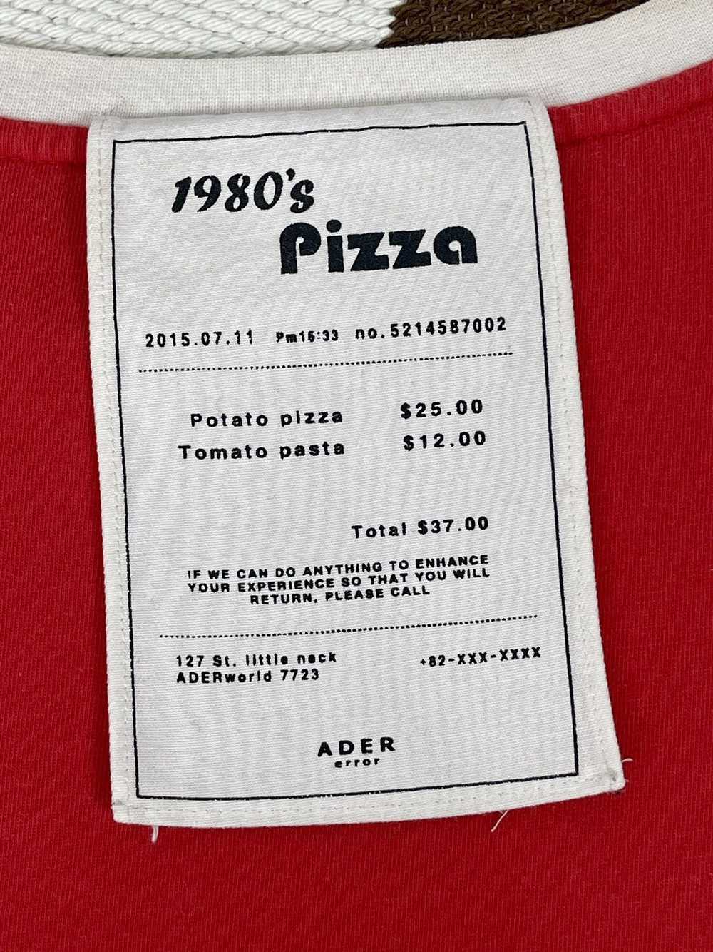 Ader Error ADER ERROR 1980s Vintage Pizza Receipt… - image 7