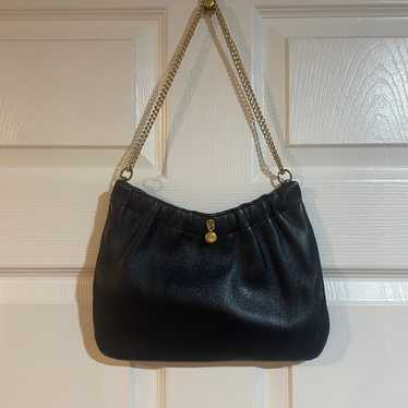 Vintage Ande Navy Blue Shoulder Bag - image 1