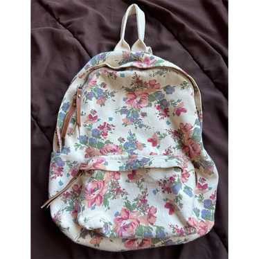 Vintage Brandy Melville Floral Print Backpack - image 1