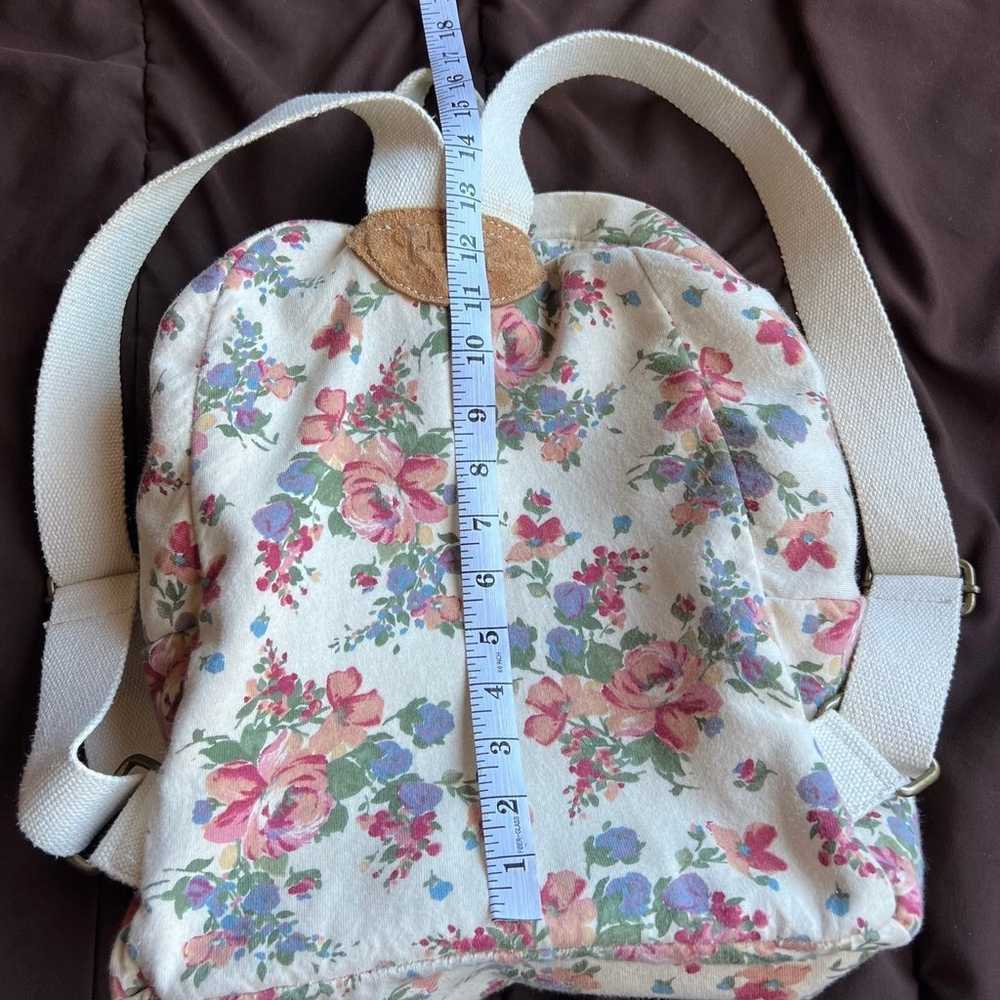 Vintage Brandy Melville Floral Print Backpack - image 2