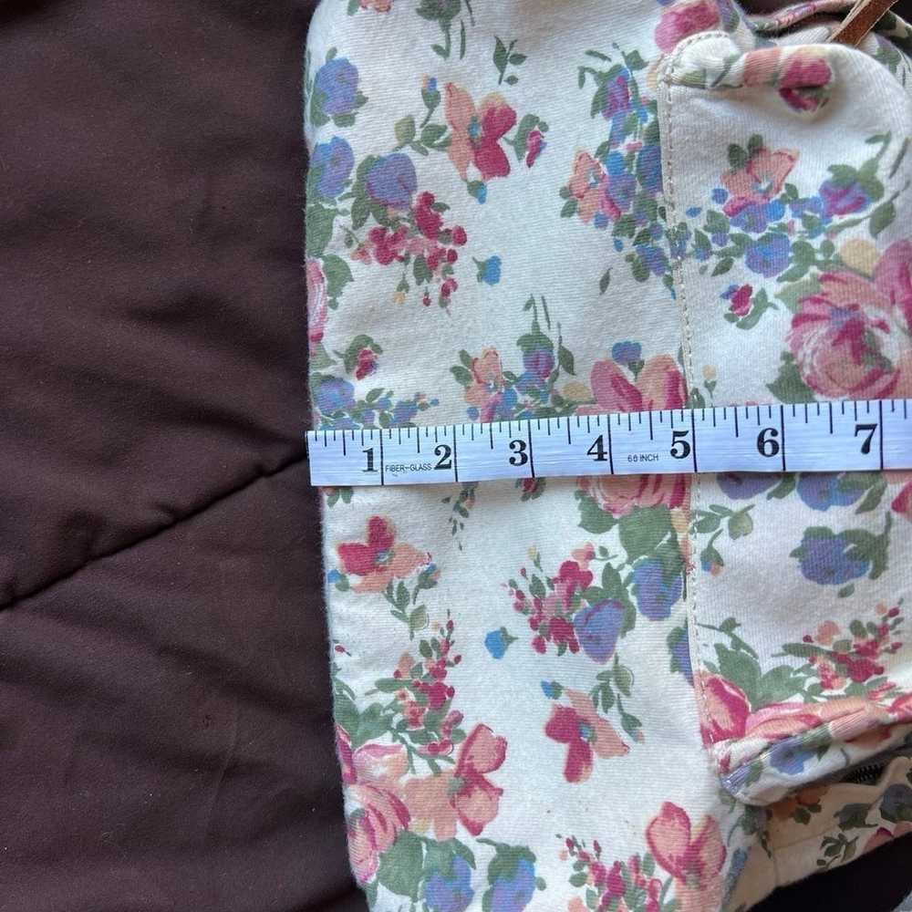 Vintage Brandy Melville Floral Print Backpack - image 4