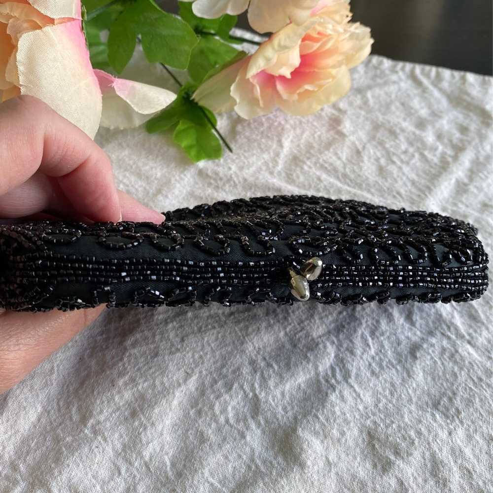 Vintage Beaded Handbag clutch - image 11