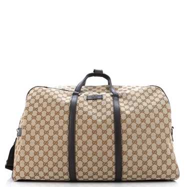 GUCCI Convertible Boston Carry On Duffle Bag GG C… - image 1