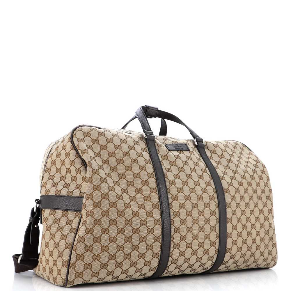 GUCCI Convertible Boston Carry On Duffle Bag GG C… - image 2