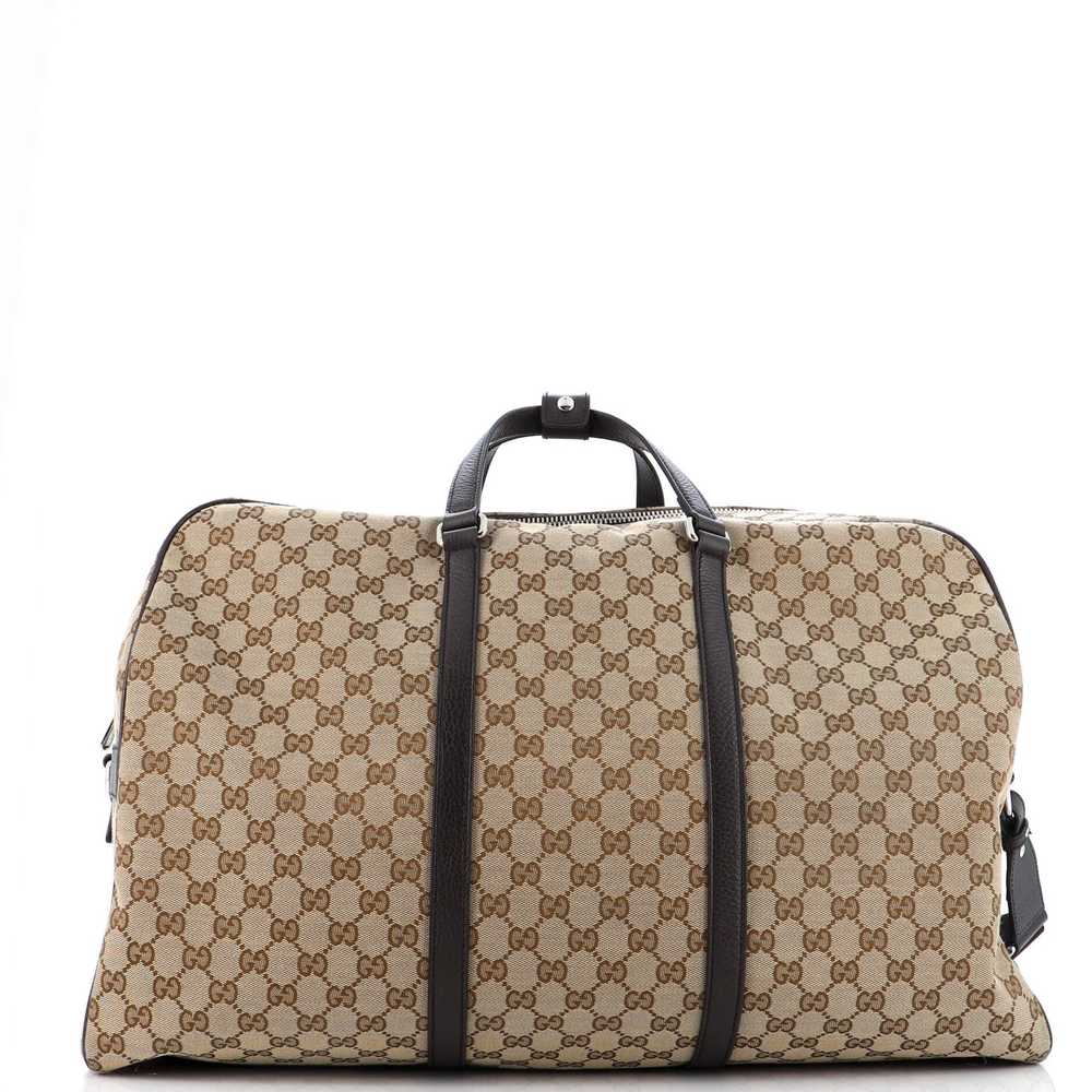 GUCCI Convertible Boston Carry On Duffle Bag GG C… - image 3