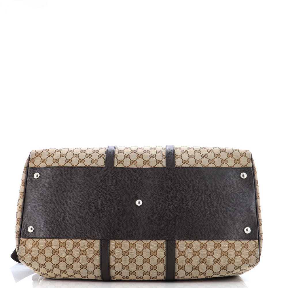 GUCCI Convertible Boston Carry On Duffle Bag GG C… - image 4