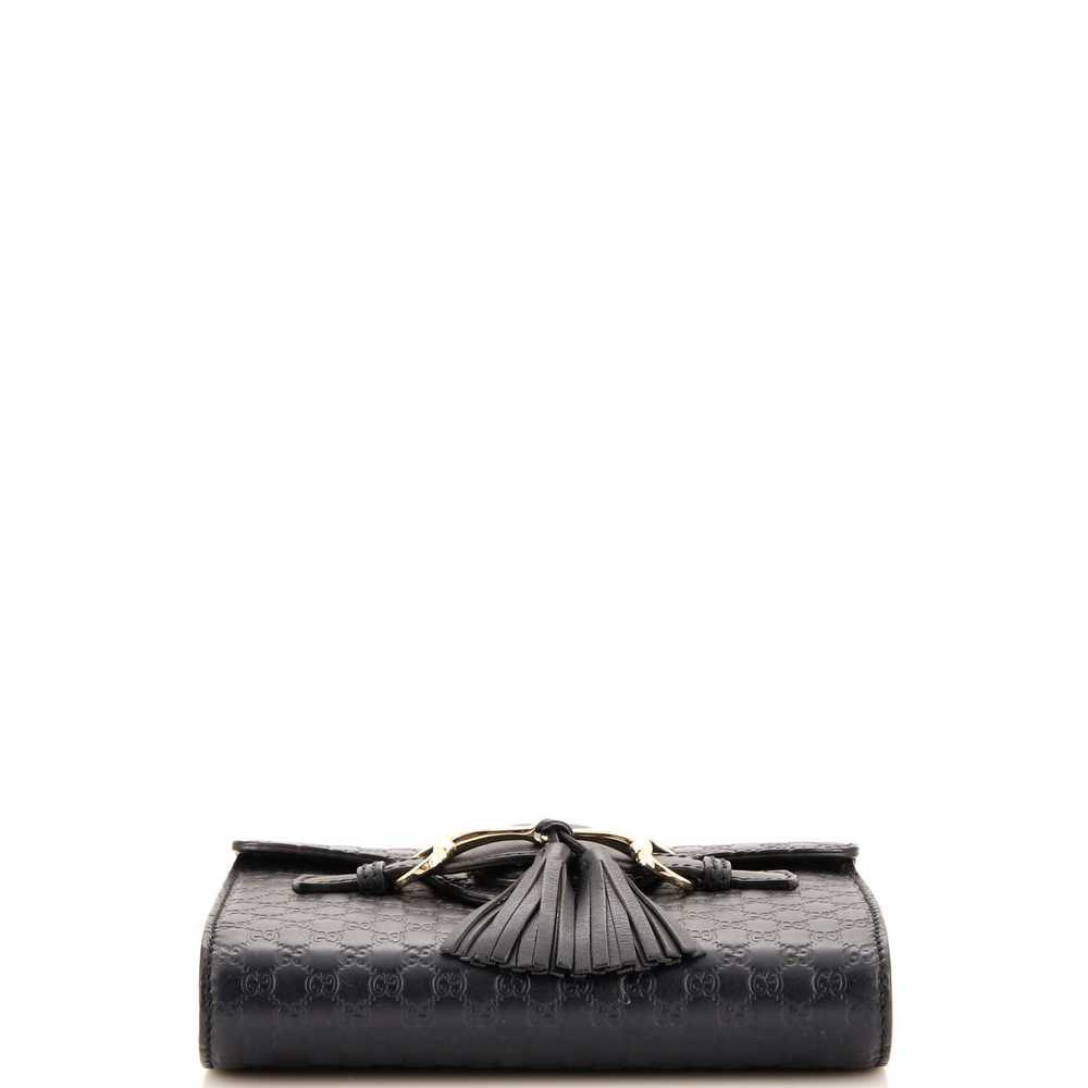 GUCCI Emily Chain Flap Bag (Outlet) Microguccissi… - image 4