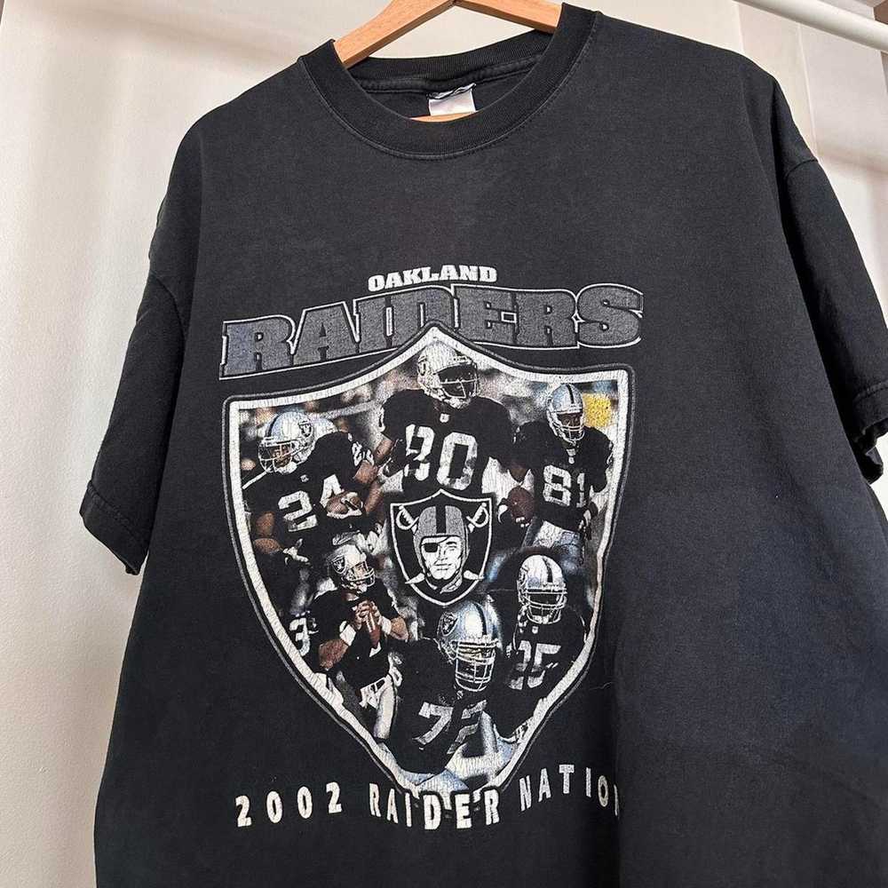 Oakland Raiders × Reebok × Vintage Vintage 2002 O… - image 3