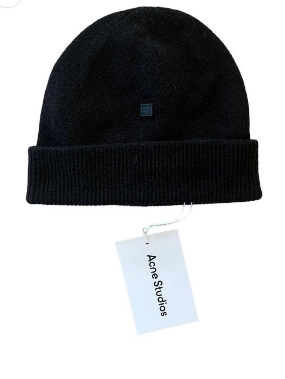 Acne Studios Acne Studios Micro Face Beanie in Bl… - image 1