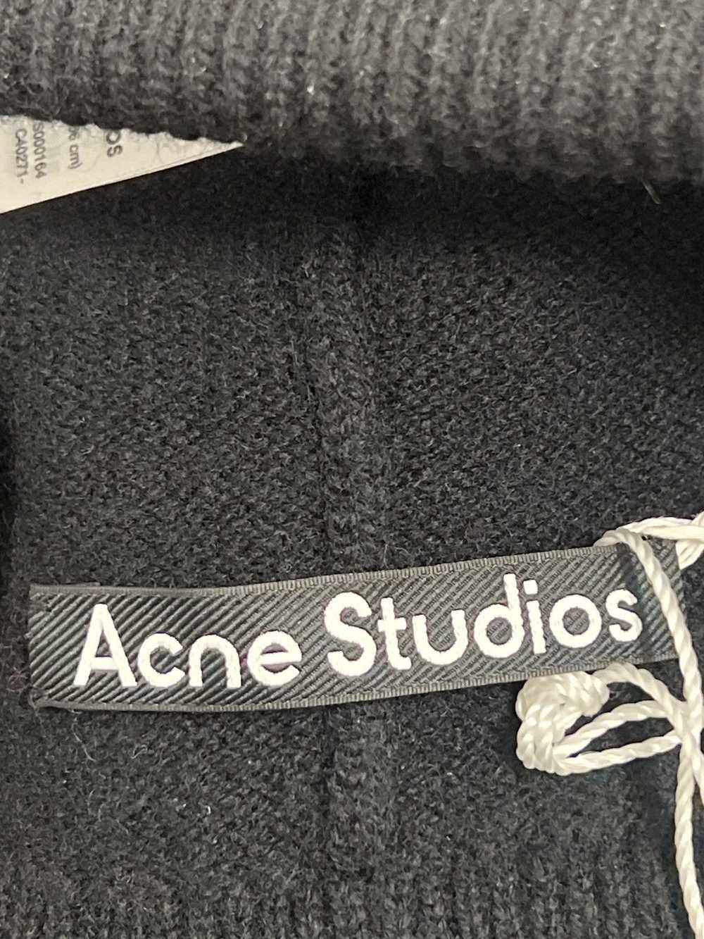 Acne Studios Acne Studios Micro Face Beanie in Bl… - image 5