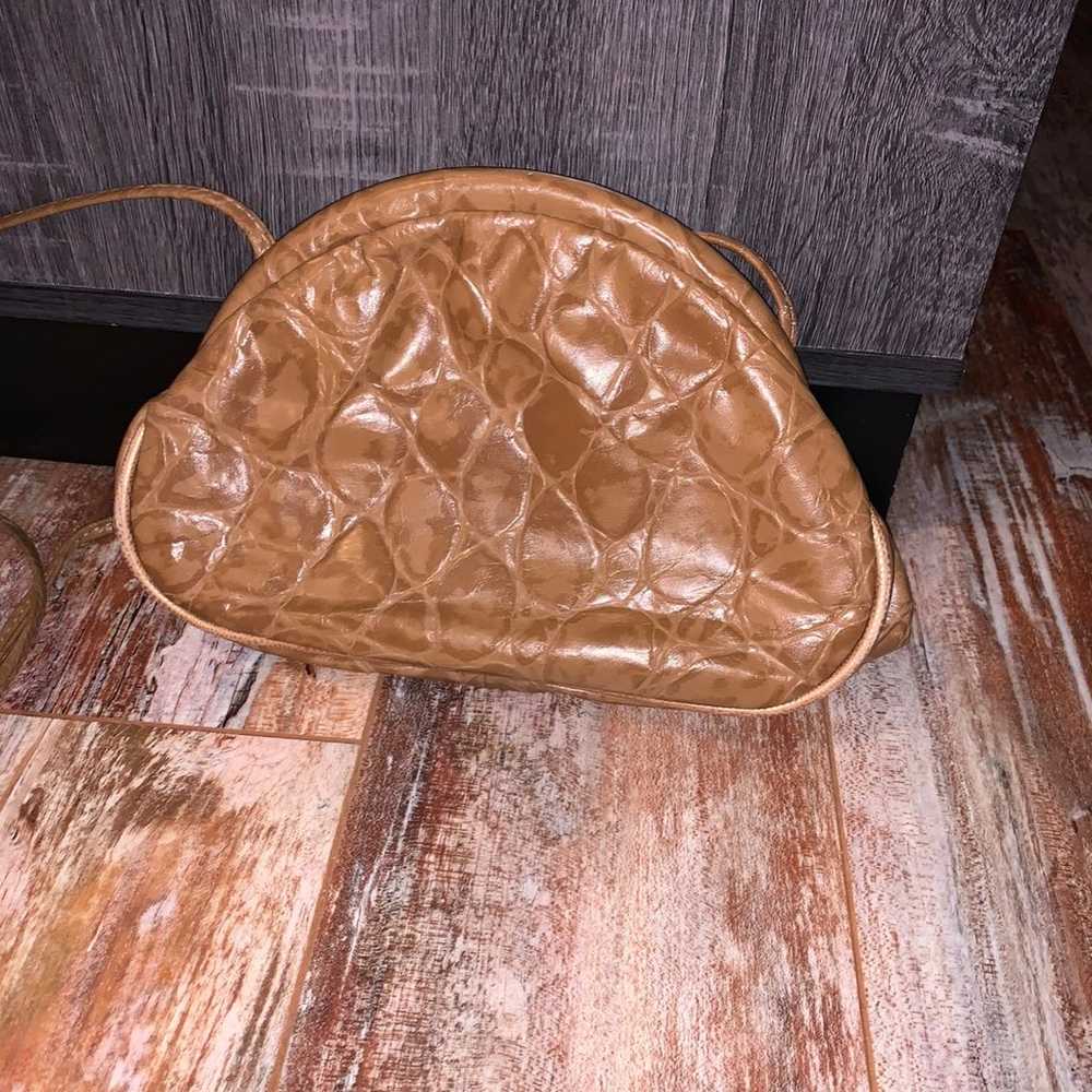 Vintage Leather Patchwork Purse - image 2