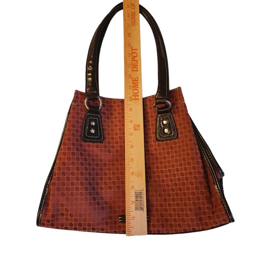 Women's Hand Bag Purse By Nine And Co. Rust Or Br… - image 5