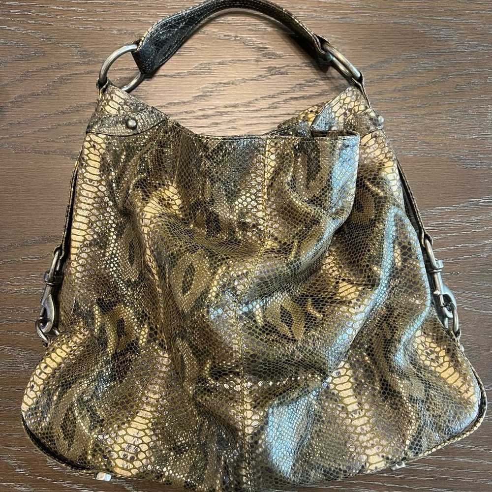 Rebecca Minkoff Bag Nikki Hobo Python Passion Sna… - image 1