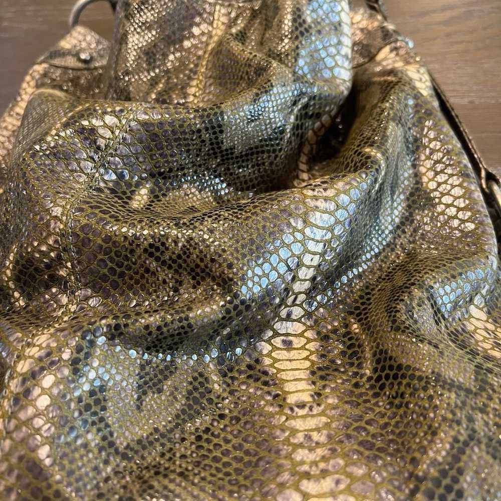 Rebecca Minkoff Bag Nikki Hobo Python Passion Sna… - image 5