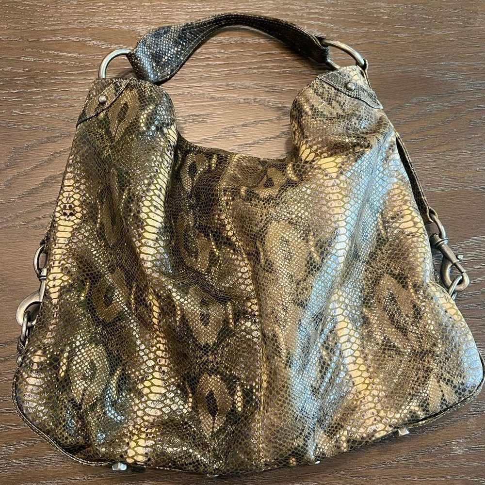 Rebecca Minkoff Bag Nikki Hobo Python Passion Sna… - image 7