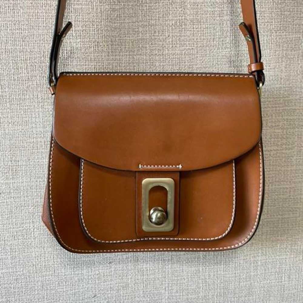 ZARA Leather Shoulder Bag - image 4