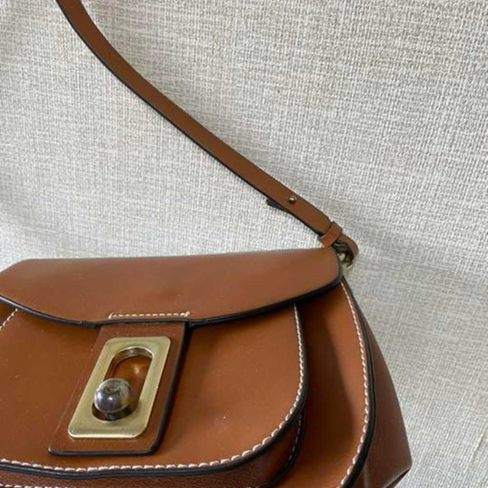 ZARA Leather Shoulder Bag - image 5