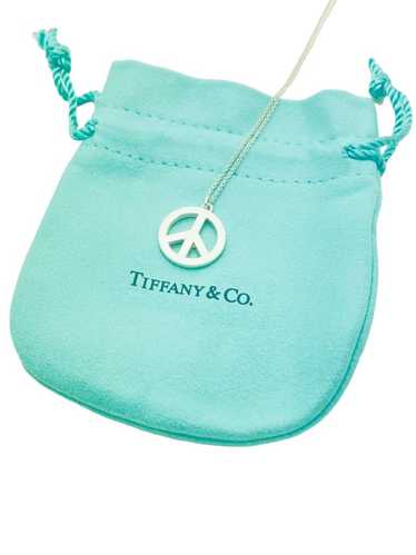 Tiffany & Co. Sterling Silver Peace Sign Chain Lin