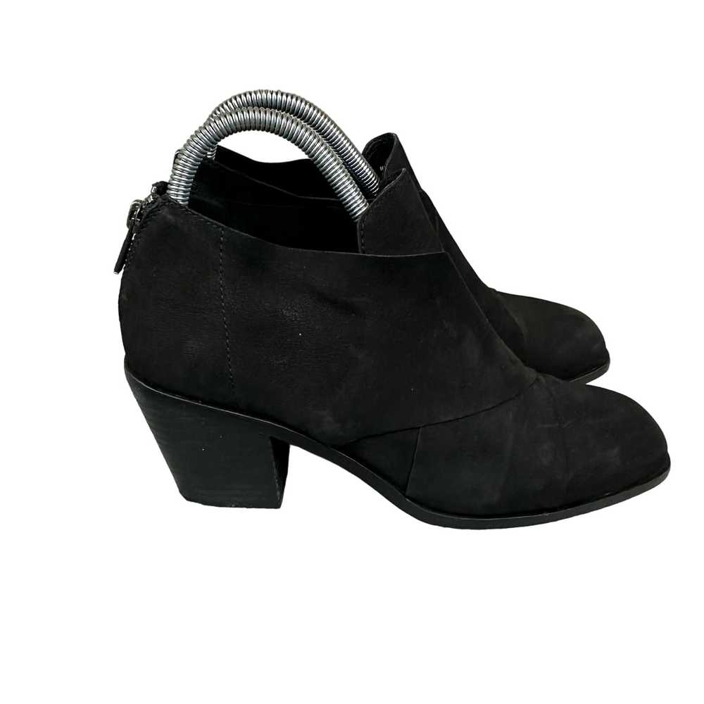 Eileen Fisher Size 8 Womens Black Nubuck Leather … - image 1