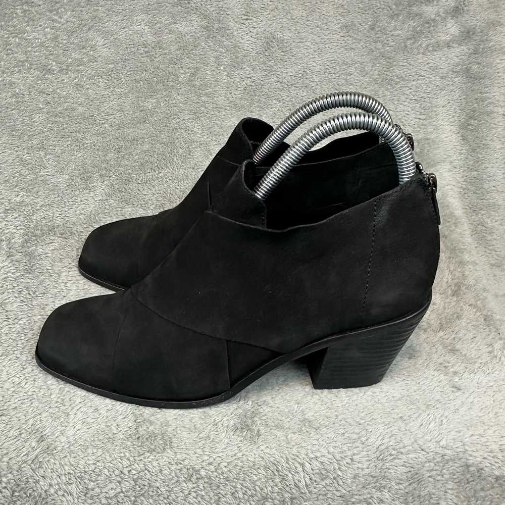 Eileen Fisher Size 8 Womens Black Nubuck Leather … - image 3