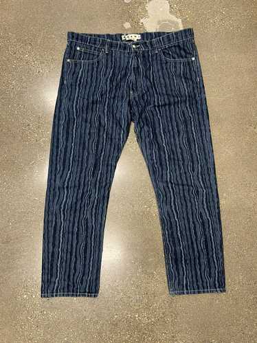 Marni Marni Striped Wavy Denim