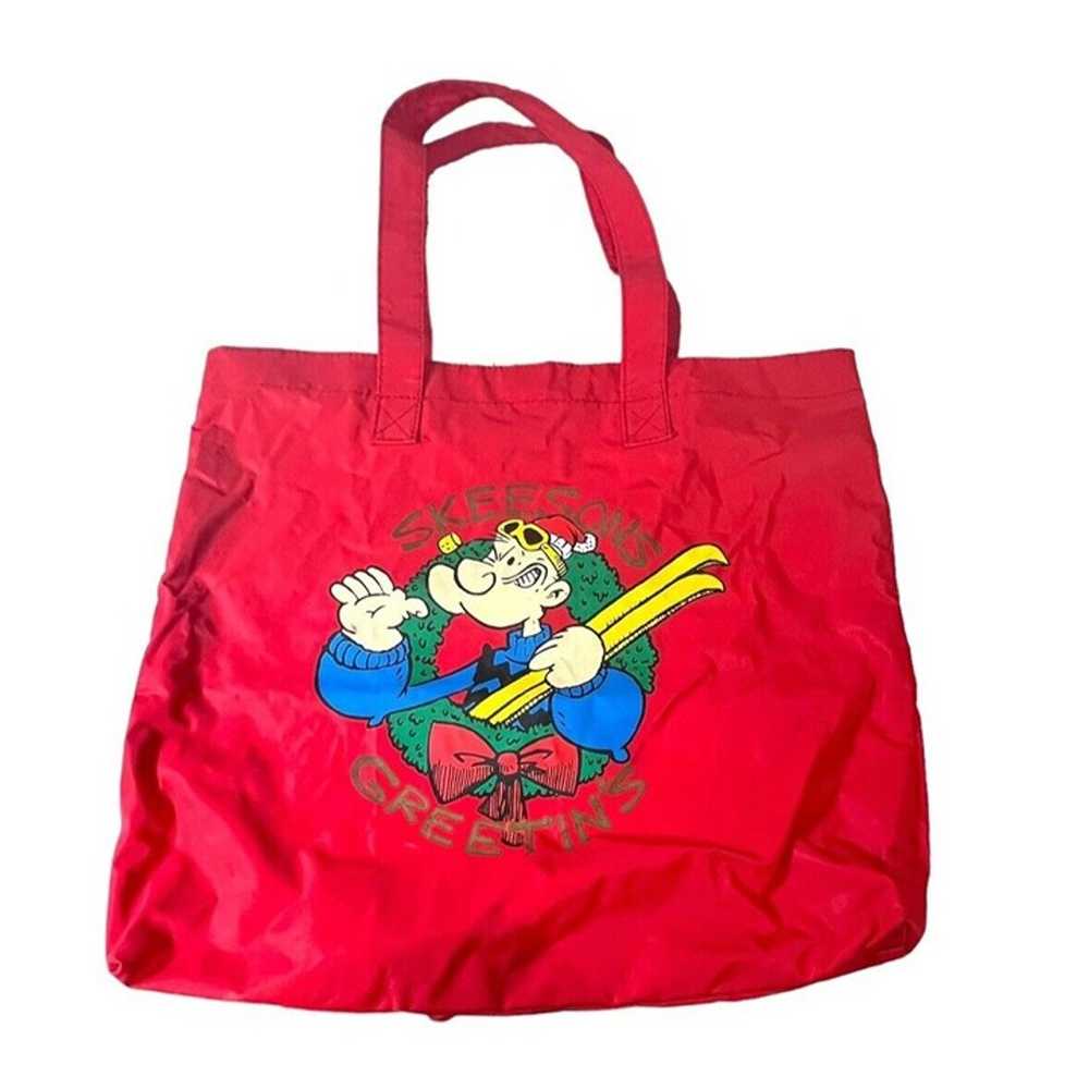 1990s 1994 Popeye Christmas Bag Skeesons Greetin'… - image 1