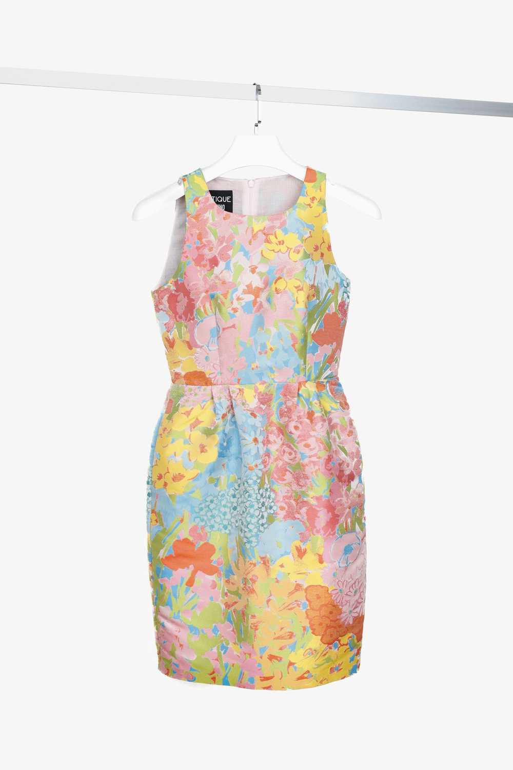 ワンピース Boutique Moschino Dress With Floral Pattern Boutique Moschino floral-print long-sleeved Mini Dress