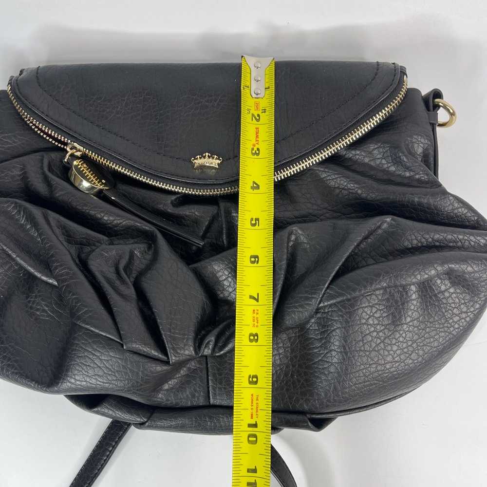 Vintage Juicy Couture Black Shoulder Bag Purse Bag - image 10