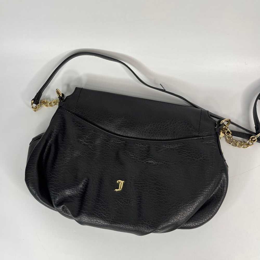 Vintage Juicy Couture Black Shoulder Bag Purse Bag - image 4