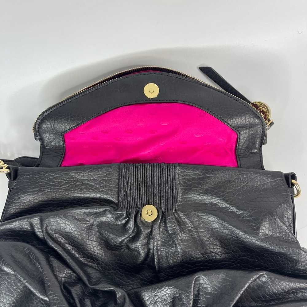 Vintage Juicy Couture Black Shoulder Bag Purse Bag - image 6