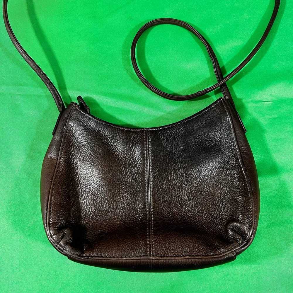 Fossil Small Handbag Crossbody Y2K Boho 100% Genu… - image 3