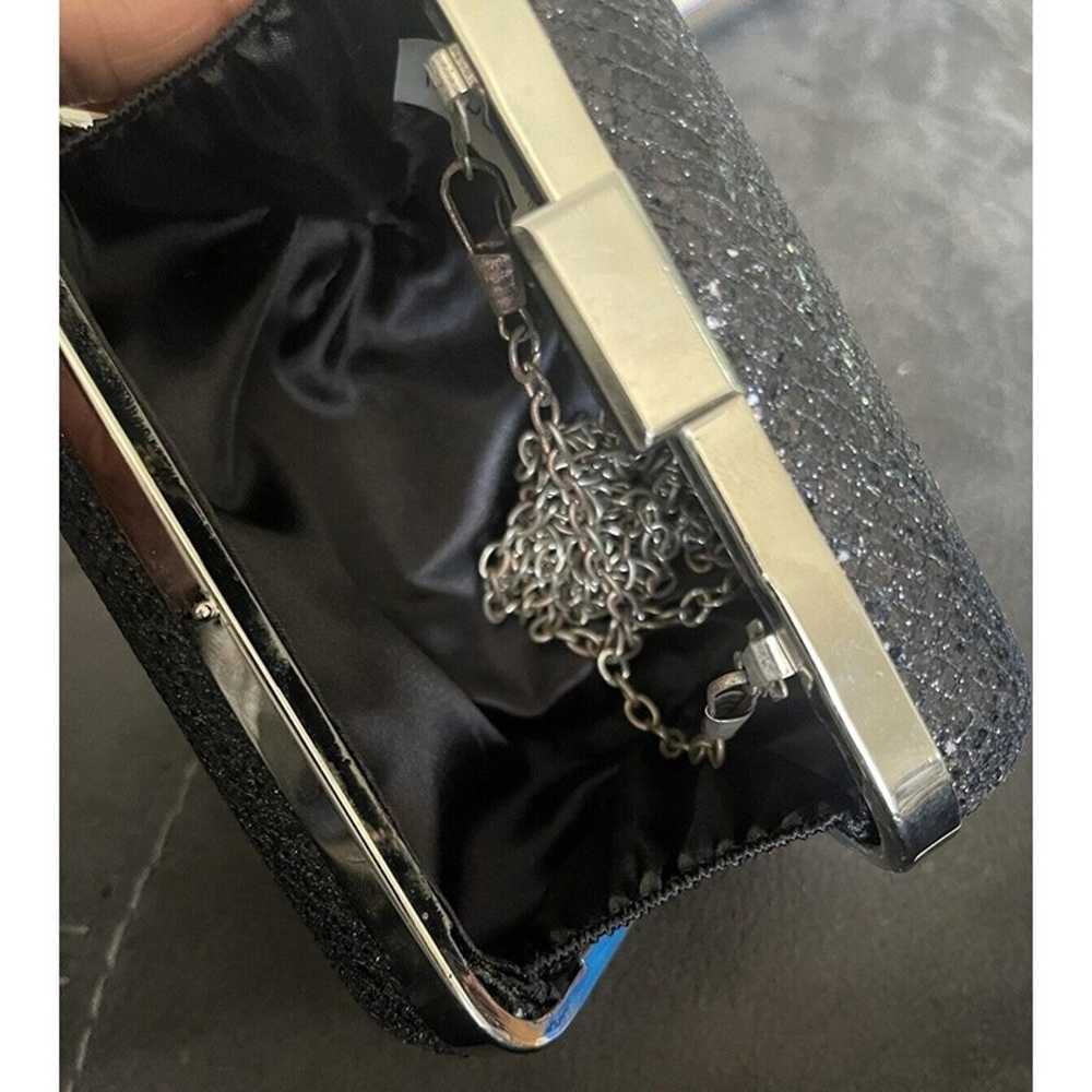 Lot of 2 Vintage Inspired Purses Black Silver - S… - image 9