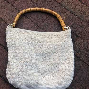 Vanessa Vintage Crocheted Shoulder Bag - image 1