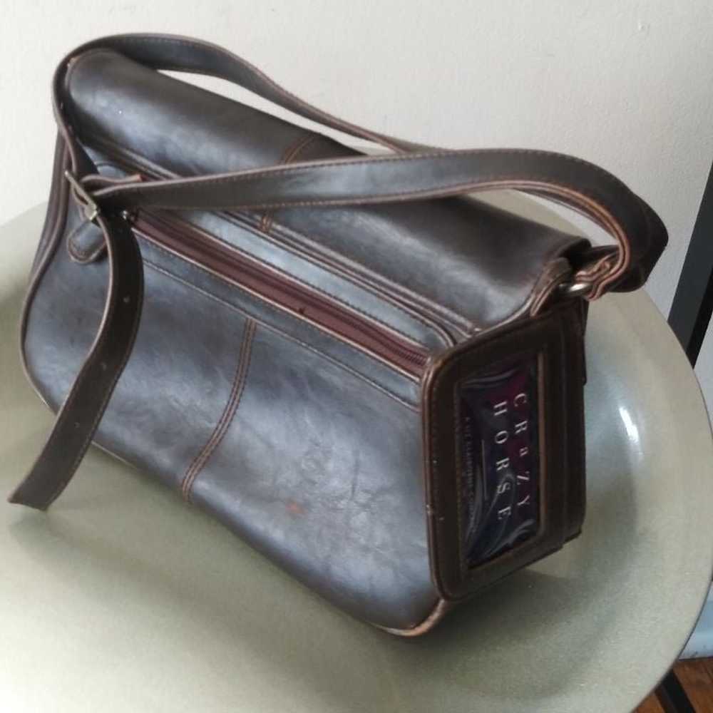 Crazy Horse Leather Vintage Crossbody For Women - image 5