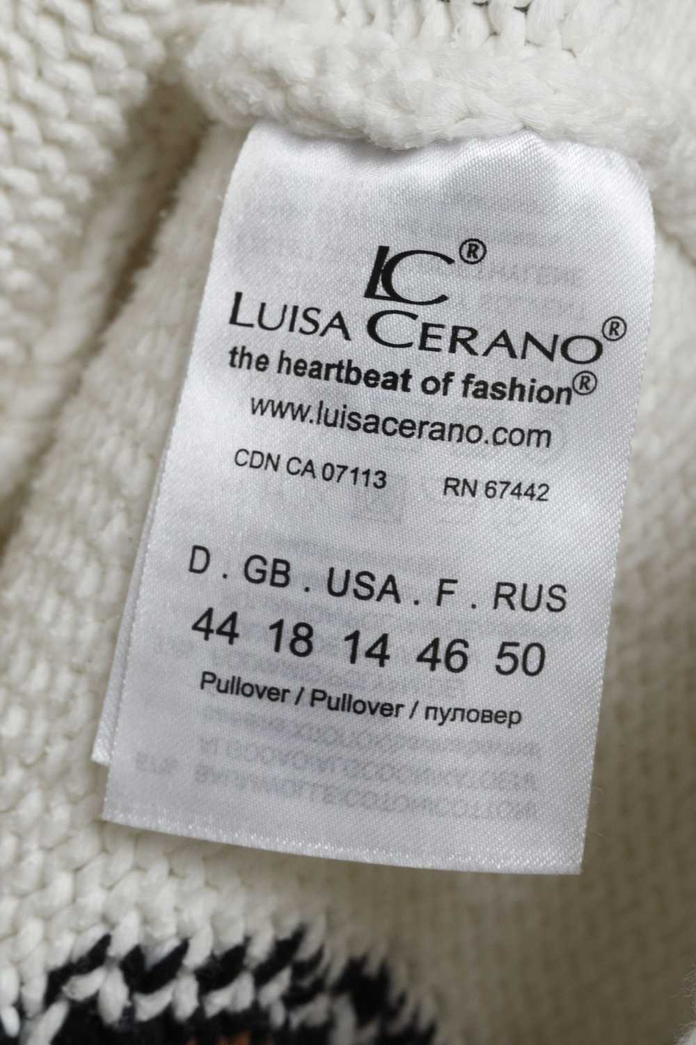 Luisa Cerano Luisa Cerano Cream Brown Animal Hear… - image 12