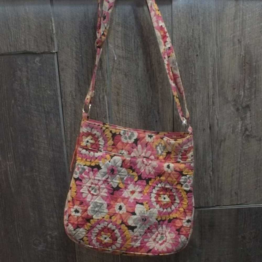 Vera Bradley Vintage Triple Zip Hipster Crossbody… - image 2